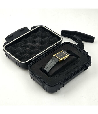 Cartier Tank Vermeil Must  NEW CARTIER SERVICE incl. STRAP | yellow gold vermeil black onyx