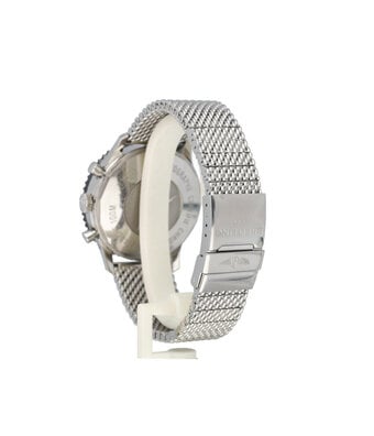 Breitling Chronoliner  46 steel black mesh 2016 box + papers