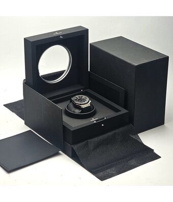 Hublot Classic Fusion Chronograph 45 steel black 2024 box + papers