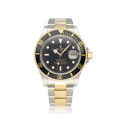 Submariner Date 40 steel - gold black 2009 + papers | ONE OF THE LAST