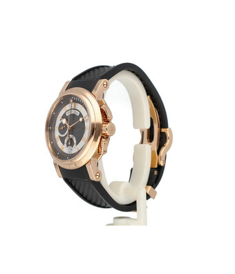 Breguet Marine Chronograph 42 rose gold grey / slate rubber 2021 box + papers