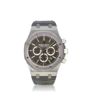 Audemars Piguet Royal Oak Chronograph Leo Messi 41 Messi 2012 box + papers | steel / tantalum grey limited