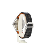 IWC Portofino Midsize Automatic 37 steel grey diamond alligator strap 2022 box + papers