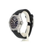 Breitling Galactic  44 steel day-date black rubber 2015 with box + papers