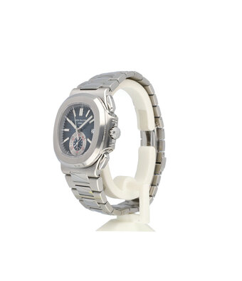Patek Philippe Nautilus Chronograph 40.5 blue - grey 2013 box + papers