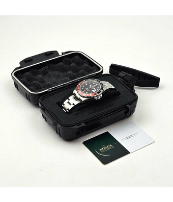 Rolex GMT-Master II 40 steel Coke Oyster P-serial - 2001 | NEW ROLEX SERVICE