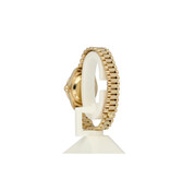 Rolex Lady-Datejust 26 - NEW ROLEX SERVICE 1987 B+P | gold President diamond sapphire blue