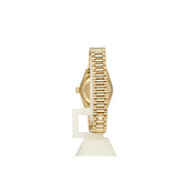 Rolex Lady-Datejust 26 - NEW ROLEX SERVICE 1987 B+P | gold President diamond sapphire blue