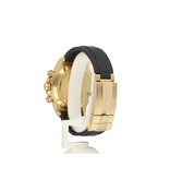 Rolex Daytona  40 Oysterflex yellow gold rubber black diamond 2022 B+P