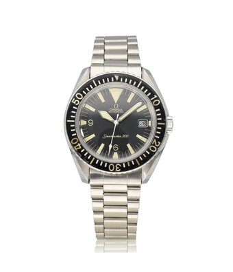 Omega Seamaster 300 43 Big Triangle Diver steel black - 1968