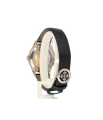 Patek Philippe annual calendar  40 white gold moonphase + PP extract | NEW PATEK SERVICE OF € 6.792,-