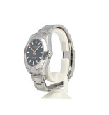 Rolex Milgauss 40 steel black / orange 2015 box + papers