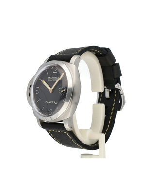 Panerai Luminor Marina Militare Special Edition 47 LEFTY - 2006 B+P | steel black limited