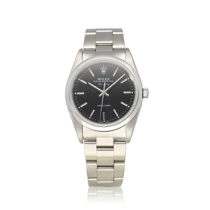 Air-king 34 steel black domed Y-serial 2002 Oyster