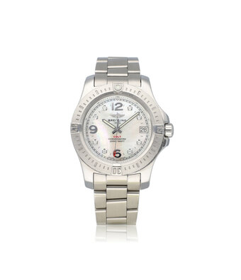 Breitling Colt  36 2017 box + papers | steel MOP / pearl diamond