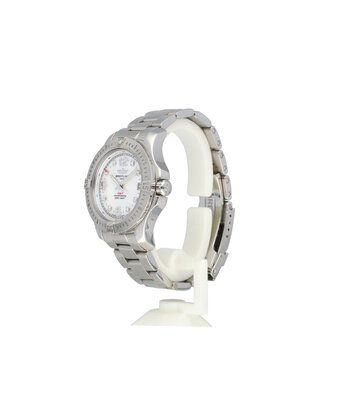 Breitling Colt  36 2017 box + papers | steel MOP / pearl diamond