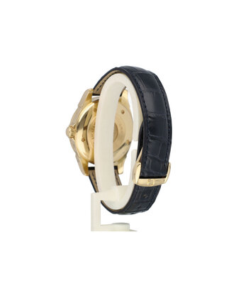 Omega De Ville GMT Automatic  NEW OMEGA SERVICE - B+P | OPEN DATE yellow gold black