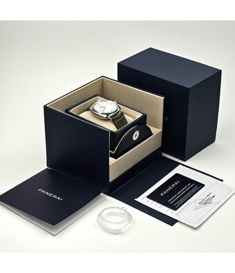 Panerai Radiomir Officine 45 steel green white 2024 box + papers