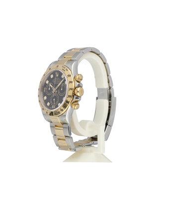 Rolex Daytona  40 steel - yellow gold black factory diamond 2015 box + papers