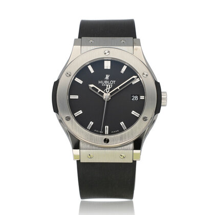 Classic Fusion  45 2015 box + papers | steel black rubber automatic