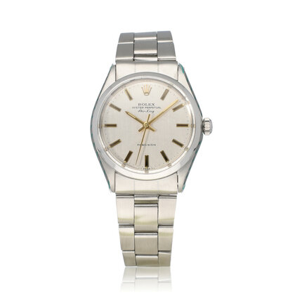 Air-king  NEW ROLEX SERVICE - 1973 | steel silver index Oyster