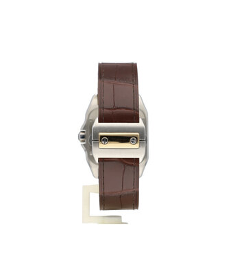 Cartier Santos 100 XL 51,1 NEW CARTIER STRAP | XL steel yellow gold silver + box