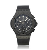 Hublot Big Bang Chronograph 44 steel carbon black rubber + box