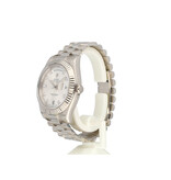 Rolex Day-Date II 41 white gold diamond - baguette President V-serial 2010 box + papers