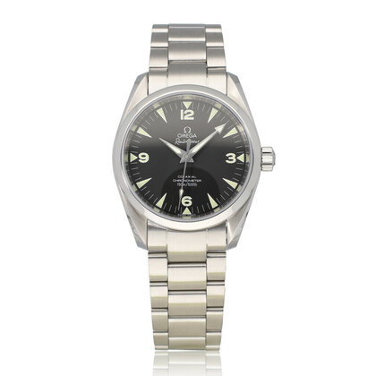 Seamaster Railmaster  2008 box + papers | steel black