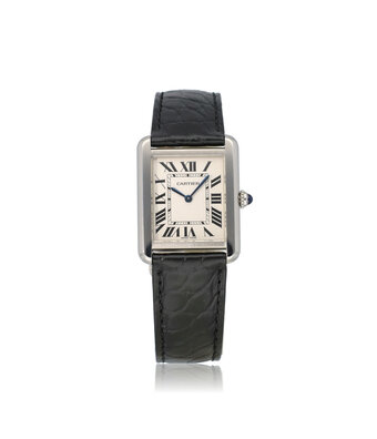 Cartier Tank Solo Small - 2015 box + papers | steel SM - small quartz | ref. W5200005 |