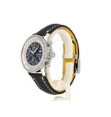 Breitling Navitimer Montbrillant Olympus  steel day date moonphase black | NEW BREITLING STRAP