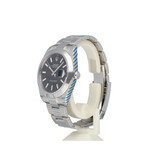 Rolex Datejust 41 NEW ROLEX SERVICE - 2019 B+P | steel black index domed Oyster