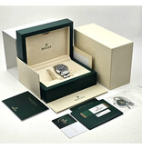 Rolex Datejust 41 NEW ROLEX SERVICE - 2019 B+P | steel black index domed Oyster