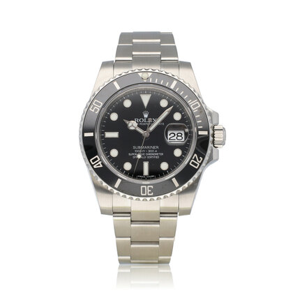 Submariner Date 40 NEW ROLEX SERVICE | steel black ceramic