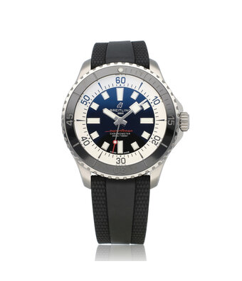 Breitling Superocean Automatic 44 NEW BREITLING SERVICE - 2023 box + papers | steel black
