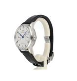 IWC Portugieser Automatic 7 days Power Reserve 42 steel silver 7-days black alligator strap +