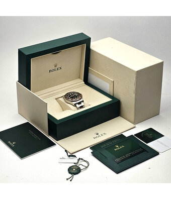 Rolex GMT-Master II 40 NEW ROLEX SERVICE - 2022 B+P | steel - rose gold Oyster Rootbeer