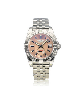 Breitling Galactic  36 2012 box + papers | steel salmon