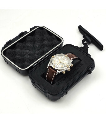 Breitling Chronomat Evolution  NEW BREITLING STRAP | steel - yellow gold white / silver