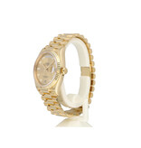 Rolex Day-Date 36 yellow gold champagne diamond President 2019 box + papers