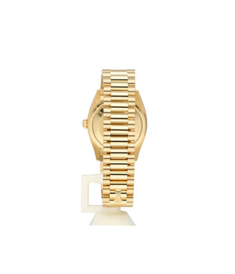 Rolex Day-Date 36 yellow gold champagne diamond President 2019 box + papers