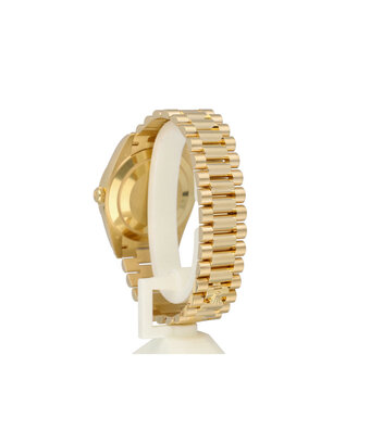 Rolex Day-Date 40 - green 2024 box + papers | yellow gold flat / money President