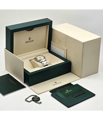 Rolex Datejust 36 2019 box + papers | steel - yellow gold white roman domed Oyster