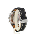 Breitling Transocean Chronograph Unitime 46 NEW BREITLING SERVICE - 2015 box + papers | steel black