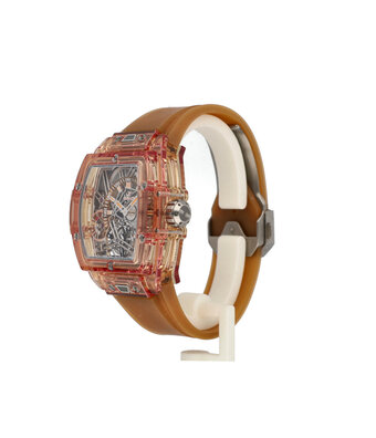 Hublot Spirit of Big Bang  42 tourbillon sapphire orange skeleton 2023 box + papers