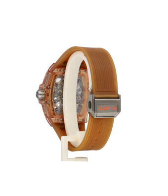 Hublot Spirit of Big Bang  42 tourbillon sapphire orange skeleton 2023 box + papers