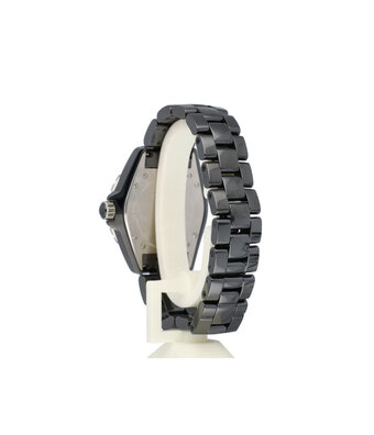 CHANEL J12 Black Diamond Indicators 38 diamond 2008 box + papers | black ceramic