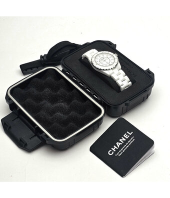 CHANEL J12 Diamond Indicators 38 factory diamond | white ceramic