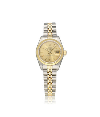 Rolex Lady-Datejust 26 NEW ROLEX SERVICE - 1988 B+P | steel - yellow gold Jubilee