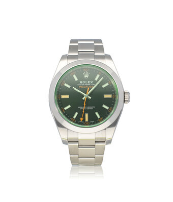 Rolex Milgauss 40 2023 box + papers | steel black orange - green - GV Oyster